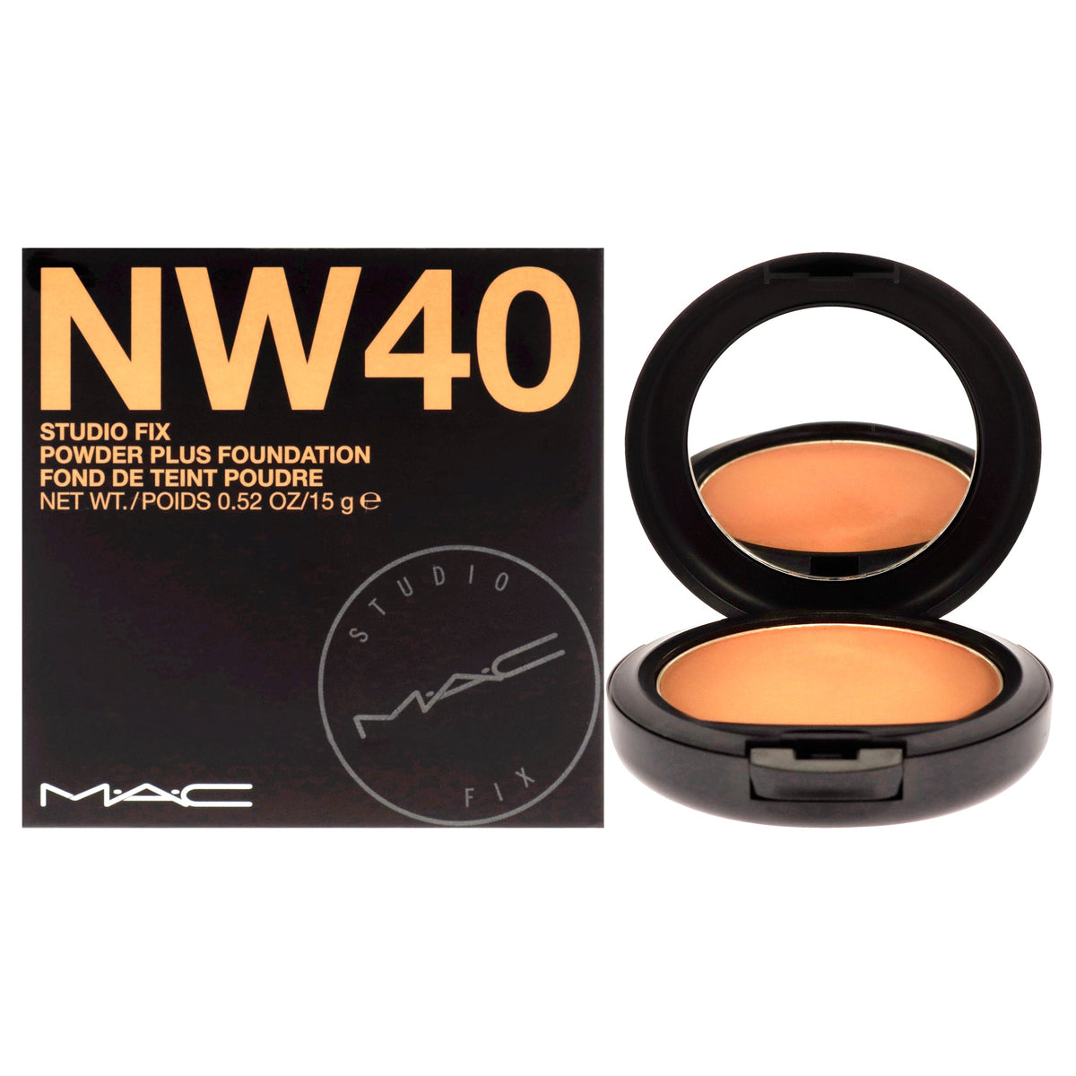 Studio Fix Powder Plus Foundation - NW40 by MAC for Women - 0.52 oz Foundation