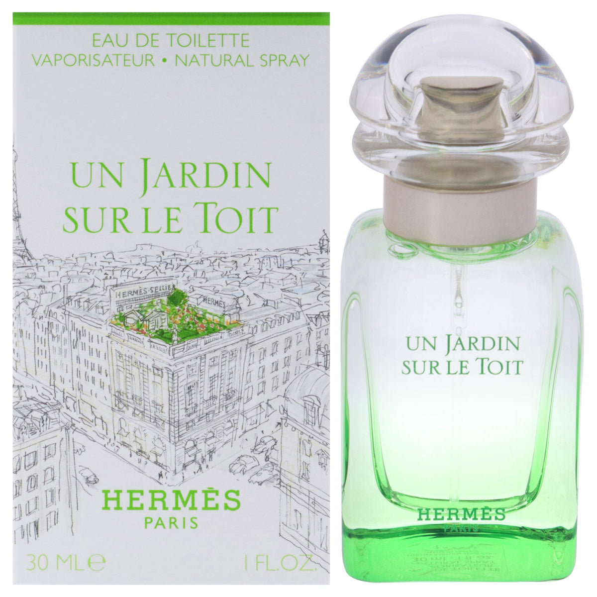 Un Jardin Sur Le Toit by Hermes for Women - 1 oz EDT Spray