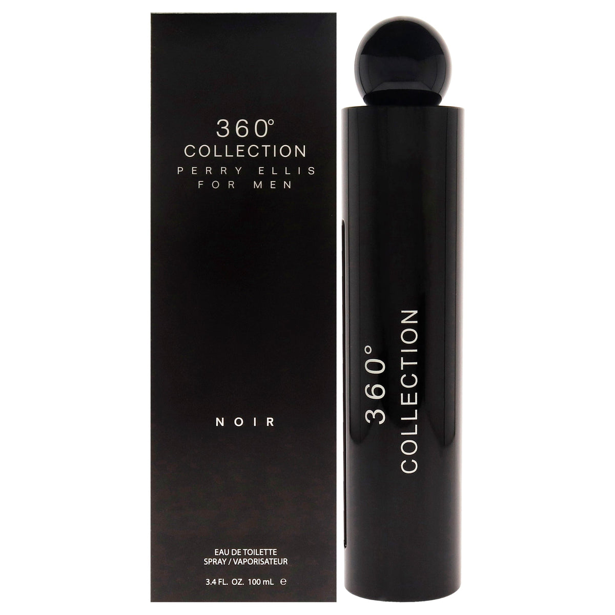 360 Collection Noir by Perry Ellis for Men - 3.4 oz EDT Spray