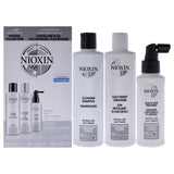 System 1 Kit by Nioxin for Unisex - 3 Pc 10.1oz Cleanser Shampoo, 10.1oz Scalp Therapy Conditioner, 3.38oz Scalp and Hair Treatment