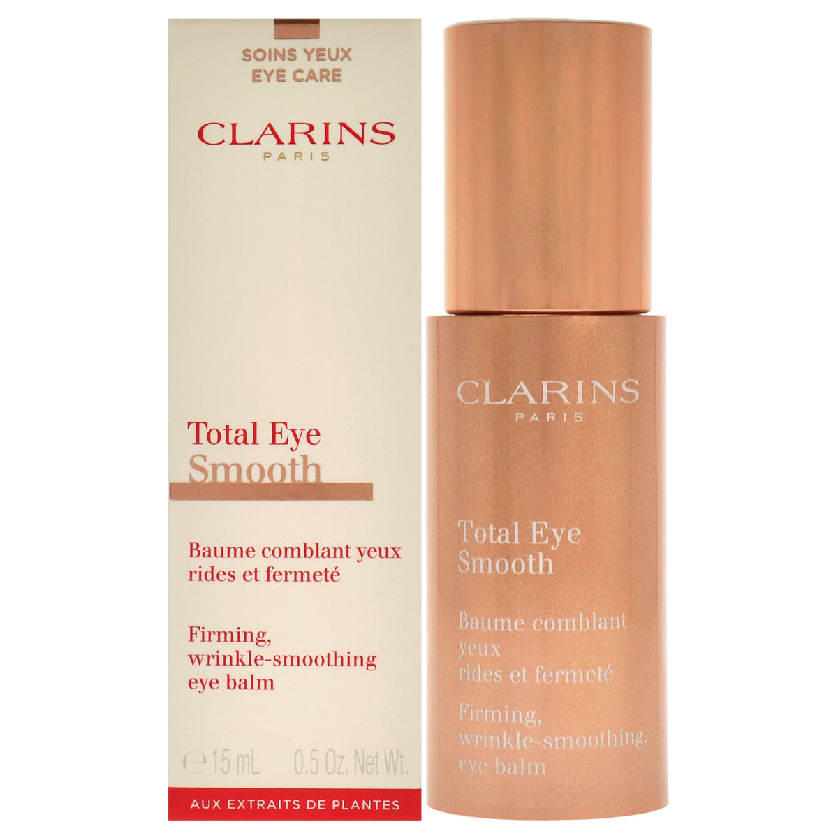 Total Eye Smooth Eye Balm by Clarins for Unisex - 0.5 oz Balm