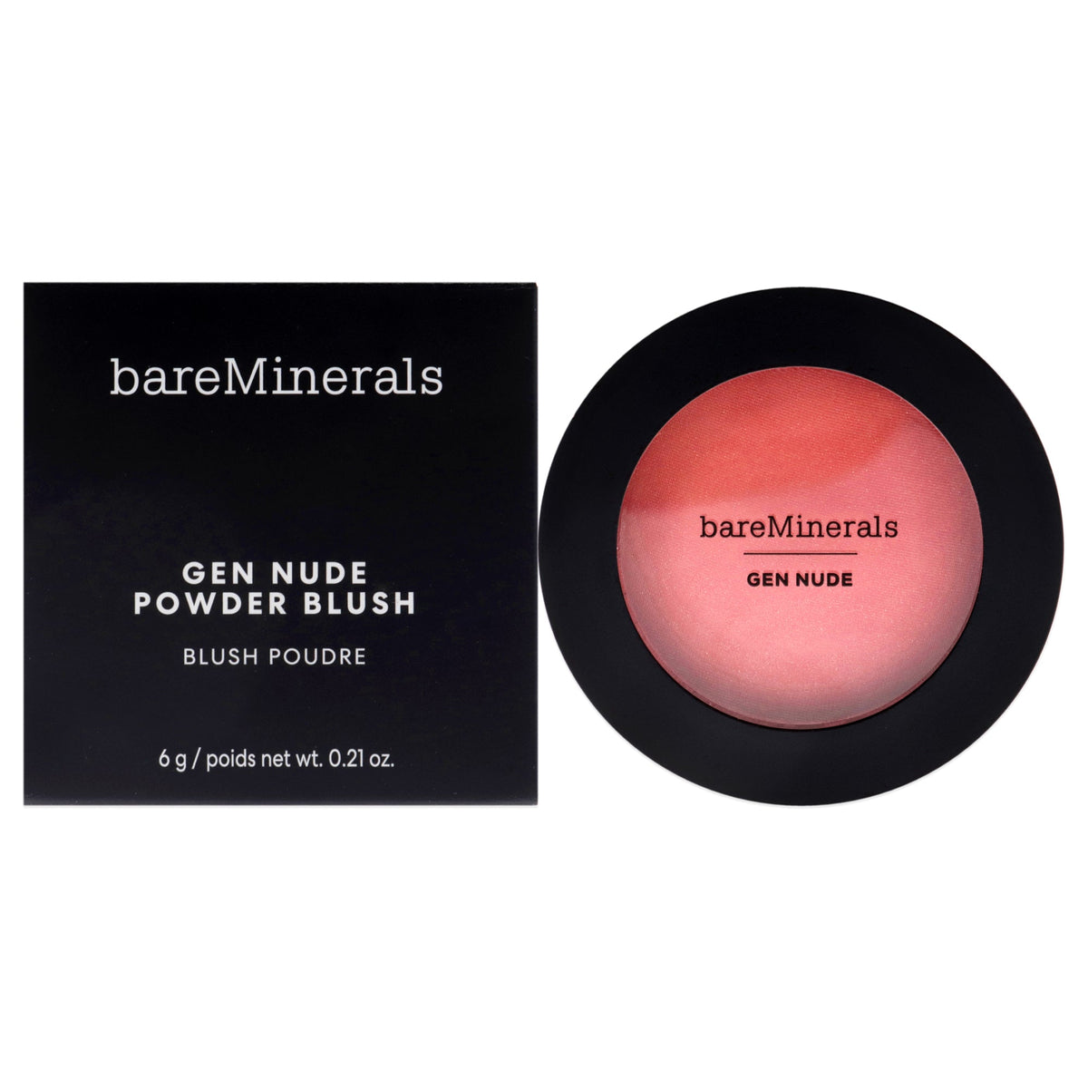 Gen Nude Powder Blush - Peachy Keen by bareMinerals for Women - 0.21 oz Blush