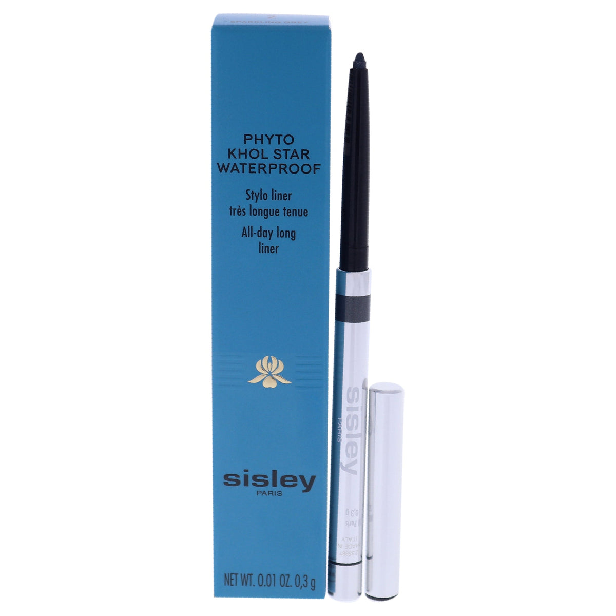 Phyto Khol Star Waterproof - 02 Sparkling Grey by Sisley for Women - 0.01 oz Eyeliner