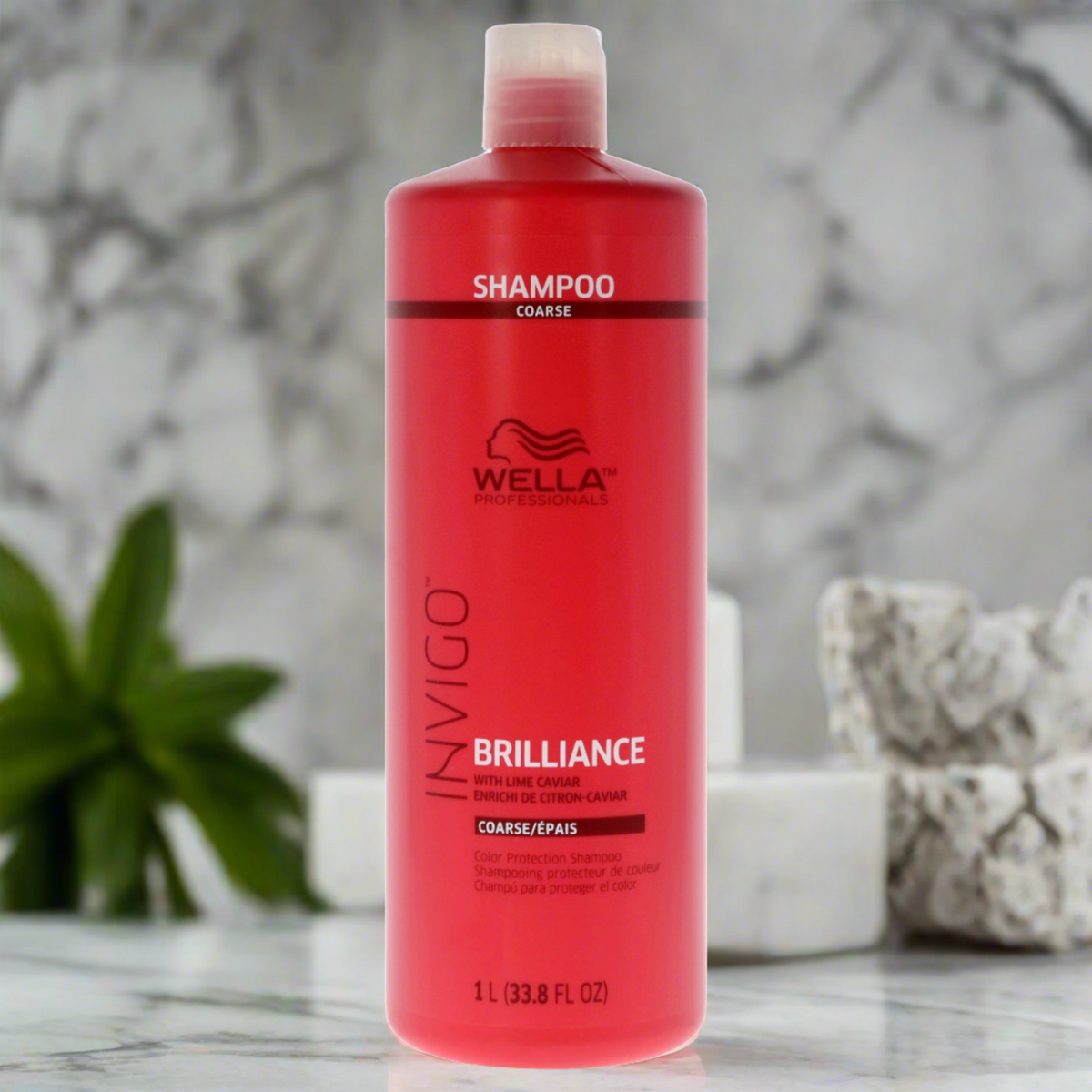 Invigo Brilliance Shampoo For Coarse Hair by Wella for Unisex - 33.8 oz Shampoo