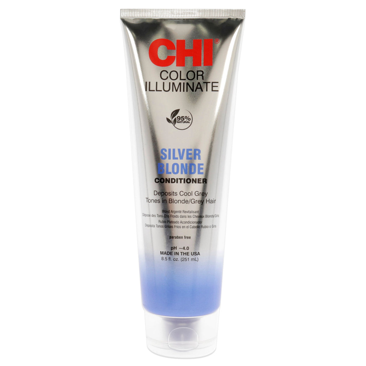 Ionic Color Illuminate Conditioner - Silver Blonde by CHI for Unisex - 8.5 oz Conditioner