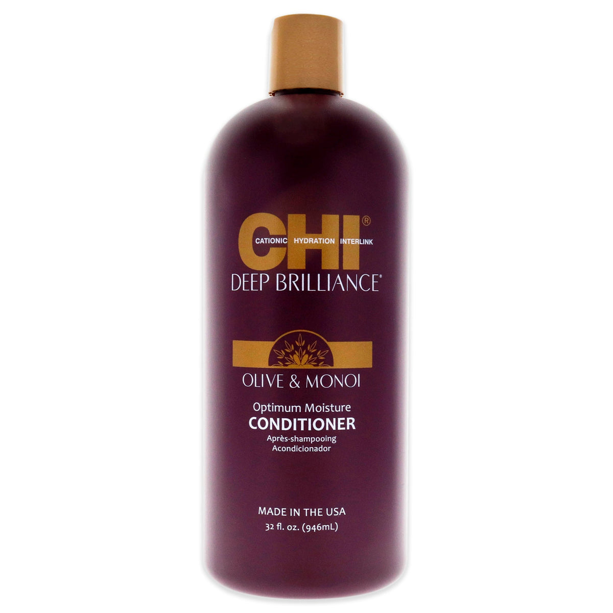 Deep Brilliance Optimum Moisture Conditioner by CHI for Unisex - 32 oz Conditioner