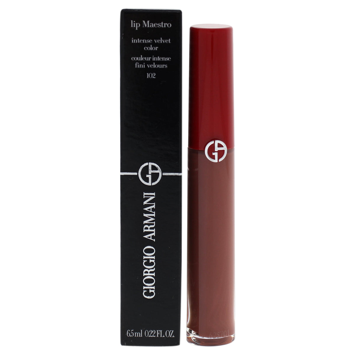 Lip Maestro Intense Velvet Color - 102 Sandstone by Giorgio Armani for Women - 0.22 oz Lipstick