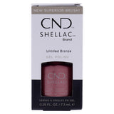 Shellac Nail Color - Untitled Bronze by CND for Women - 0.25 oz Nail Polish