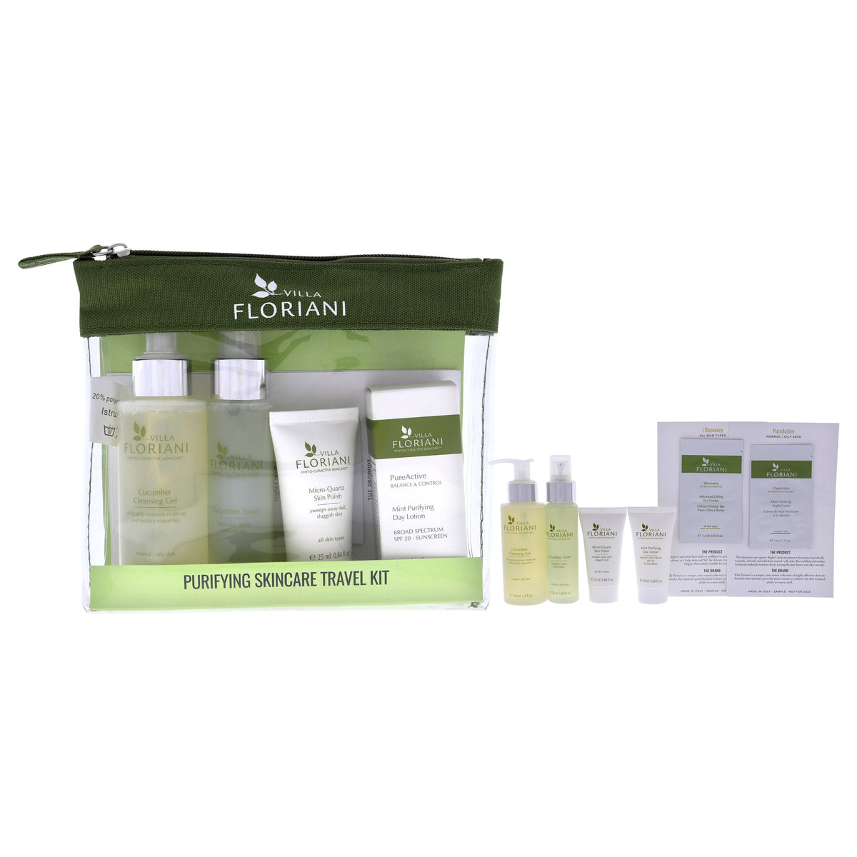 Purifying Skincare Travel Kit by Villa Floriani for Women
