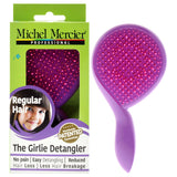 The Girlie Detangler Brush Regular Hair - Pink-Purple by Michel Mercier for Women - 1 Pc Hair Brush