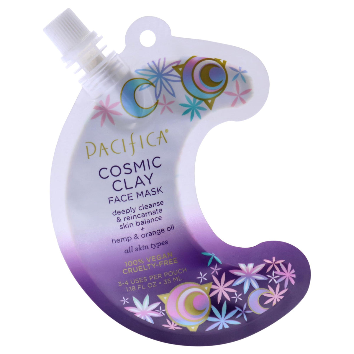 Cosmic Clay Face Mask by Pacifica for Unisex - 1.18 oz Mask