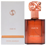 Oud 74 by Swiss Arabian for Unisex - 1.7 oz EDP Spray