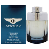 Bentley Azure by Bentley for Men - 3.4 oz EDT Spray (Tester)