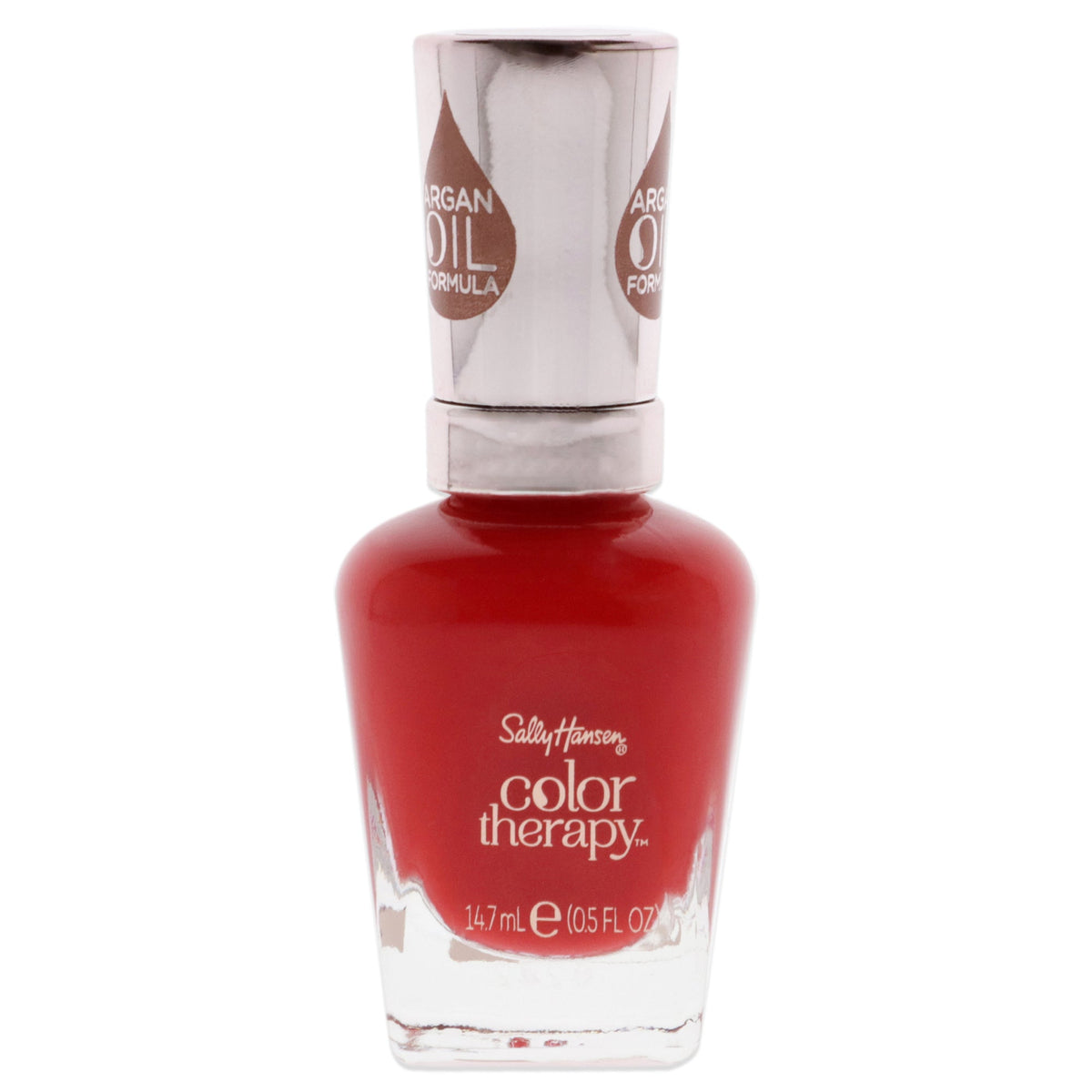 Color Therapy Nail Polish - 340 Red-Iance by Sally Hansen for Women - 0.5 oz Nail Polish