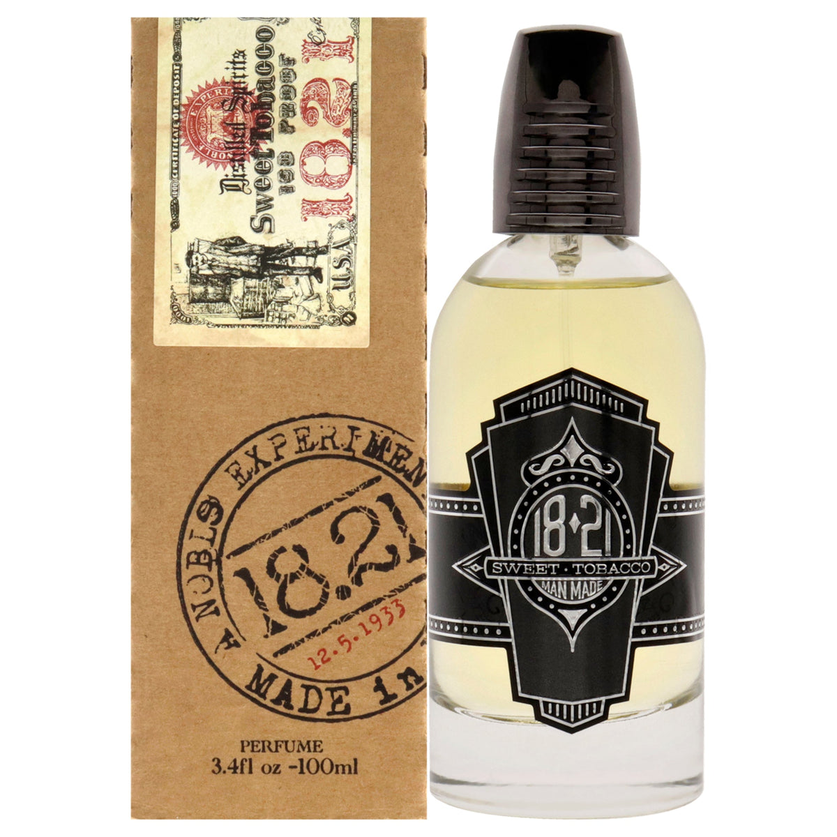 Spirits - Sweet Tobacco by 18.21 Man Made for Men - 3.4 oz Parfum Spray