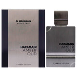 Amber Oud - Carbon Edition by Al Haramain for Men - 2 oz EDP Spray