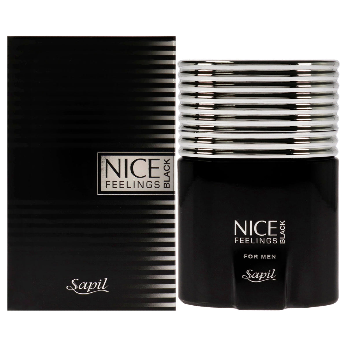 Nice Feelings Black by Sapil for Men - 2.5 oz EDT Spray