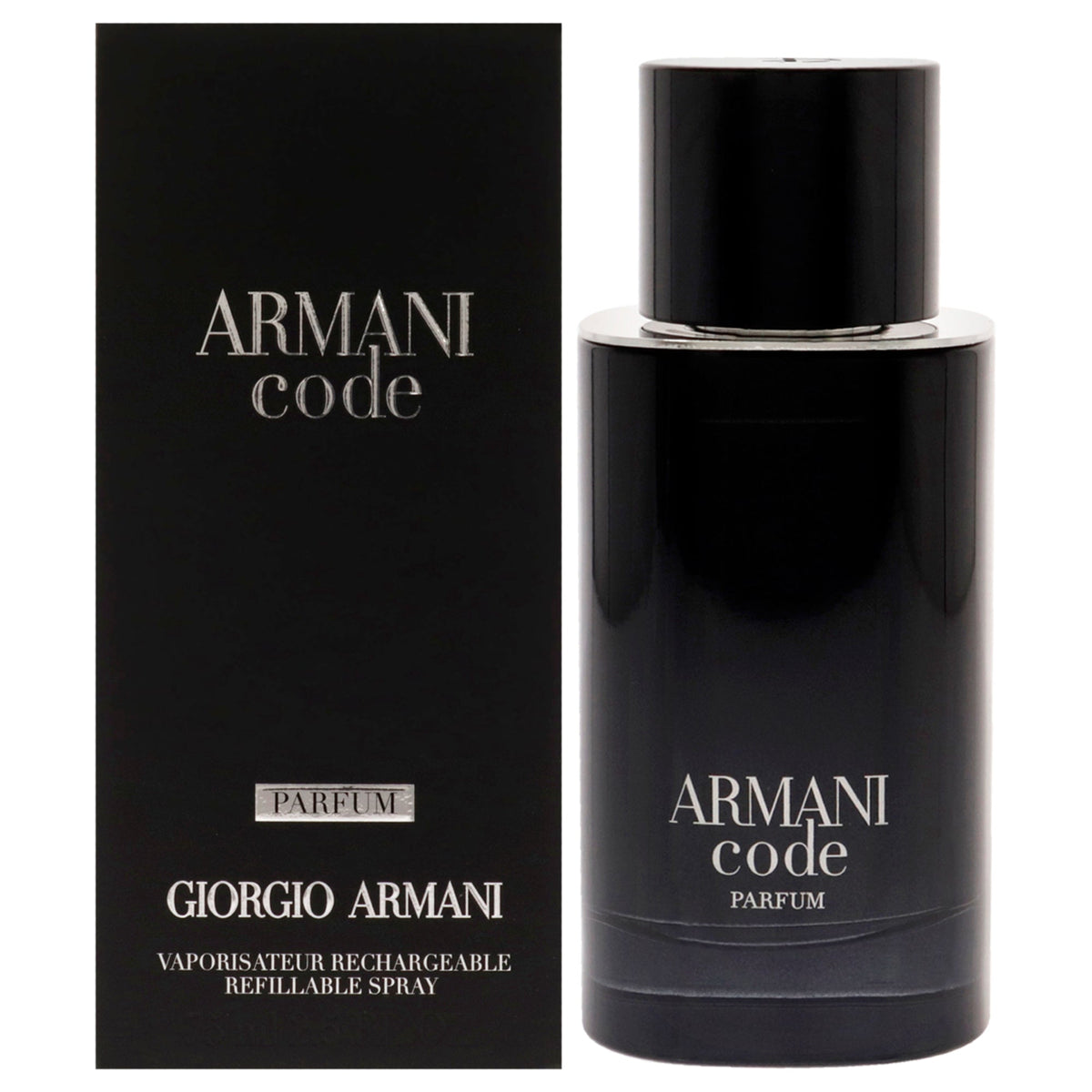 Armani Code by Giorgio Armani for Men - 2.5 oz Parfum Spray (Refillable)