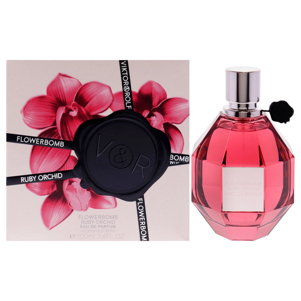 Flowerbomb Ruby Orchid by Viktor and Rolf for Women - 3.4 oz EDP Spray