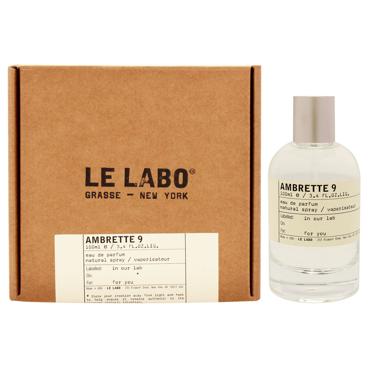 Ambrette 9 by Le Labo for Unisex - 3.4 oz EDP Spray