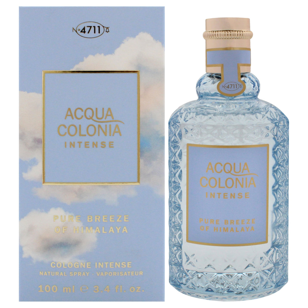 4711 Acqua Colonia Intense Pure Breeze of Himalaya by Muelhens for Unisex - 3.4 oz EDC Spray