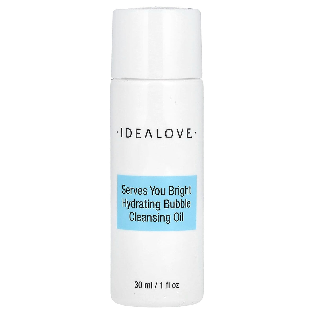 Idealove, Serves You Bright Hydrating Bubble Cleansing Oil, Trial Size, 1 fl oz (30 ml)