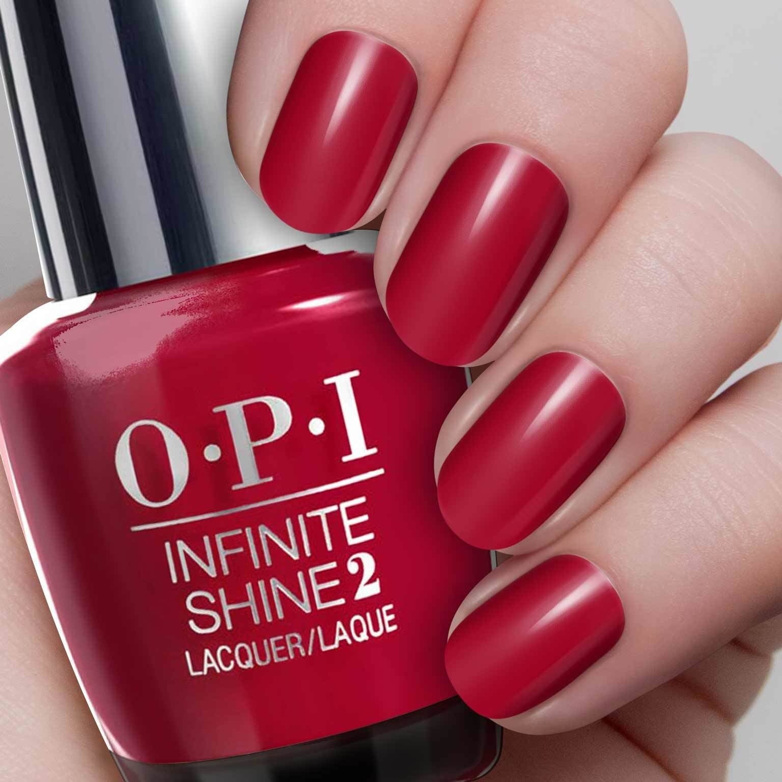 Infinite Shine 2 Lacquer - IS L10 - Relentless Ruby by OPI for Women - 0.5 oz Nail Polish