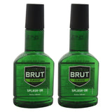 Splash-On Original Fragrance by Brut for Men - 3.5 oz Splash - Pack of 2