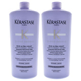 Blonde Absolu Bain Ultra Violet Shampoo by Kerastase for Unisex - 33.8 oz Shampoo - Pack of 2