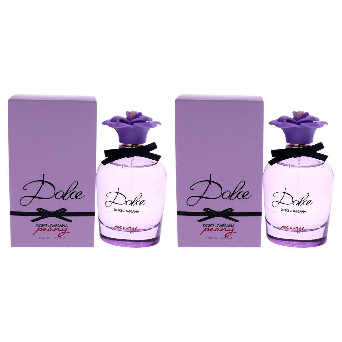 Dolce Peony by Dolce and Gabbana for Women - 2.5 oz EDP Spray - Pack of 2