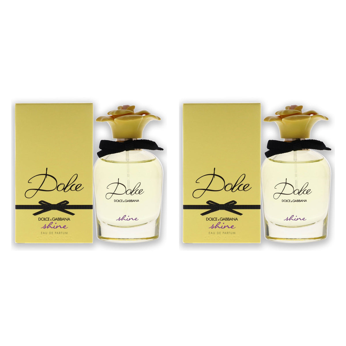 Dolce Shine by Dolce and Gabbana for Women - 1.6 oz EDP Spray - Pack of 2