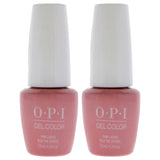 GelColor - GC G48B Pink Ladies Rule The School by OPI for Women - 0.25 oz Nail Polish - Pack of 2