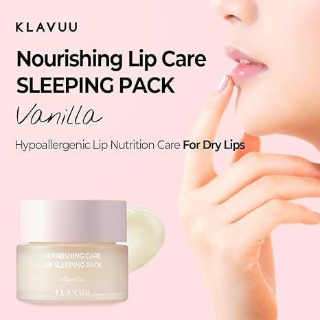 KLAVUU, Nourishing Care, Lip Sleeping Pack, Vanilla, 0.70 oz (20 g)