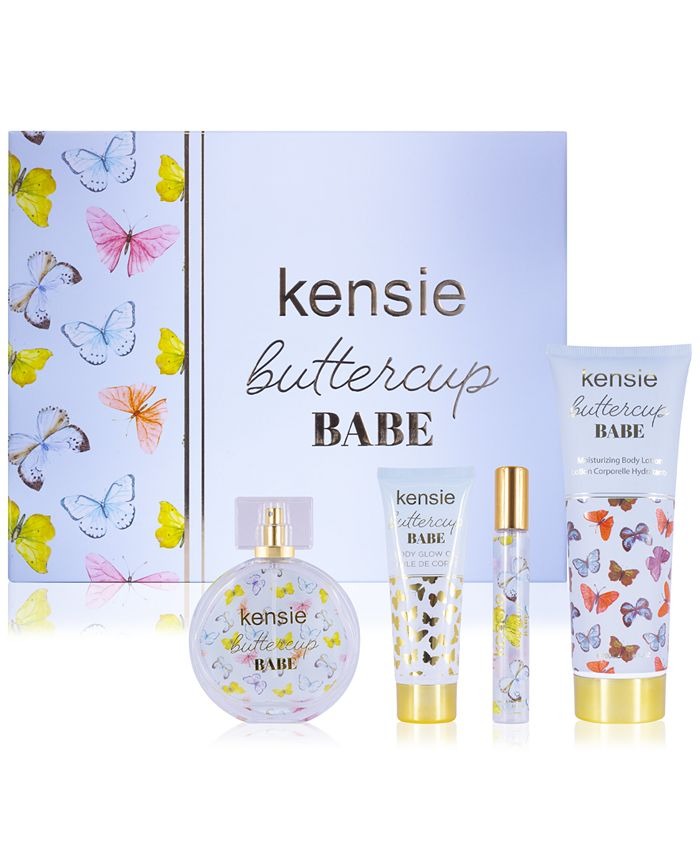 Kensie Buttercup Babe by Kensie, 4 Piece Gift Set for Women