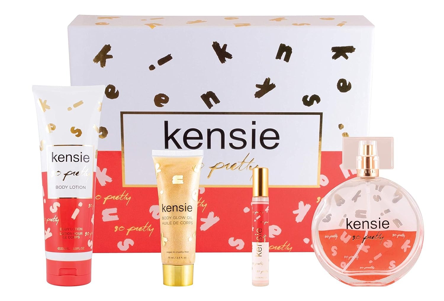 Kensie So Pretty by Kensie, 4 Piece Gift Set for Women