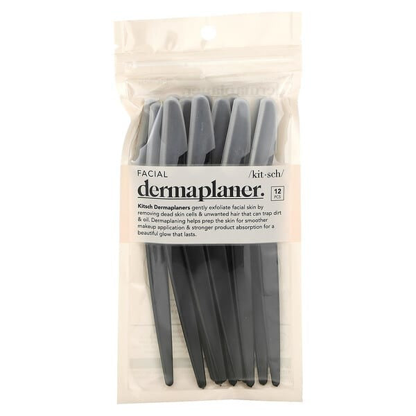Kitsch, Facial Dermaplaner, 12 Count