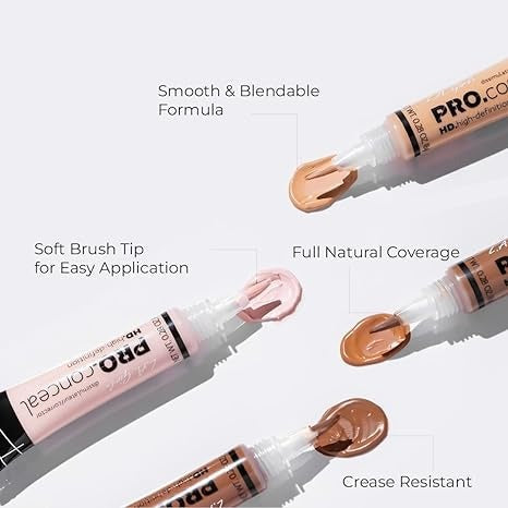 L.A. Girl, Pro Conceal HD Concealer, GC976 Pure Beige, 0.28 oz (8 g)