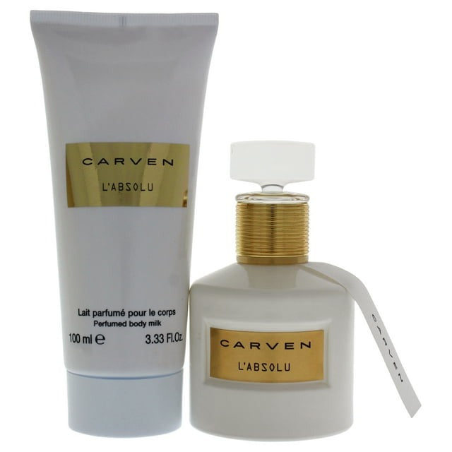 LAbsolu by Carven for Women - 2 Pc Gift Set 1.66oz EDP Spray, 3.33oz Perfume Body Milk