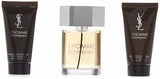 LHomme by Yves Saint Laurent for Men - 3 Pc Gift Set 3.3oz EDT Spray, 1.6oz After Shave Balm, 1.6oz All Over Shower Gel