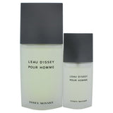 Leau Dissey Pour Homme by Issey Miyake for Men - 2 Pc Gift Set 4.2oz EDT Spray, 1.3oz EDT Spray