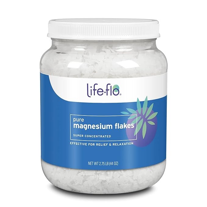 Life-flo, Pure Magnesium Flakes, Super Concentrated, 2.75 lb (44 oz)