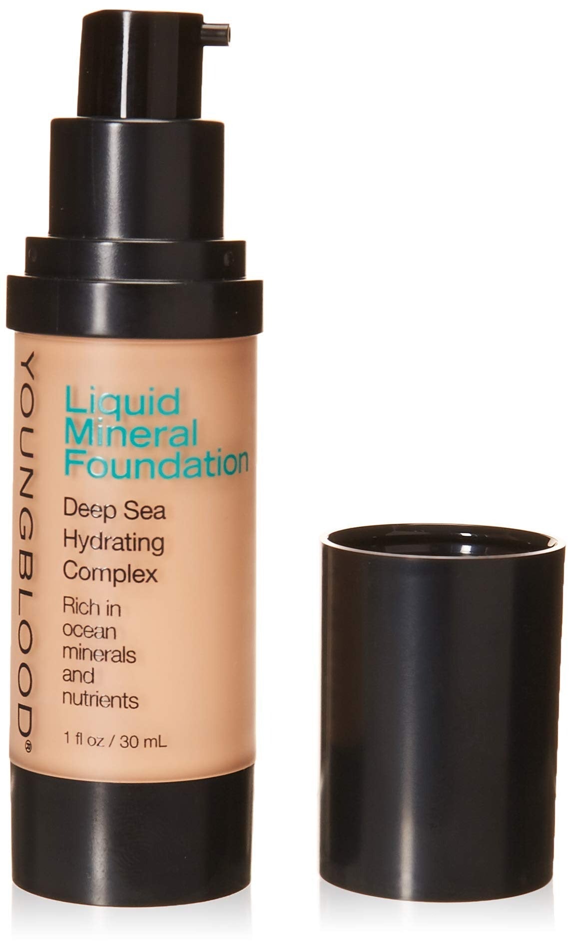 Liquid Mineral Foundation - Pebble by Youngblood for Women - 1 oz Foundation