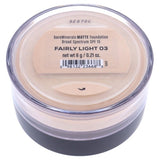 Matte Foundation SPF 15 - 03 Fairly Light by bareMinerals for Women - 0.21 oz Foundation