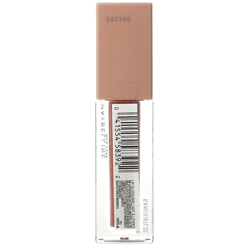 Maybelline, Lifter Gloss with Hyaluronic Acid, 008 Stone, 0.18 fl oz (5.4 ml)