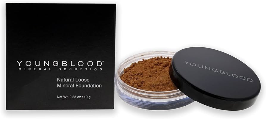 Natural Loose Mineral Foundation - Toast by Youngblood for Women - 0.35 oz Foundation