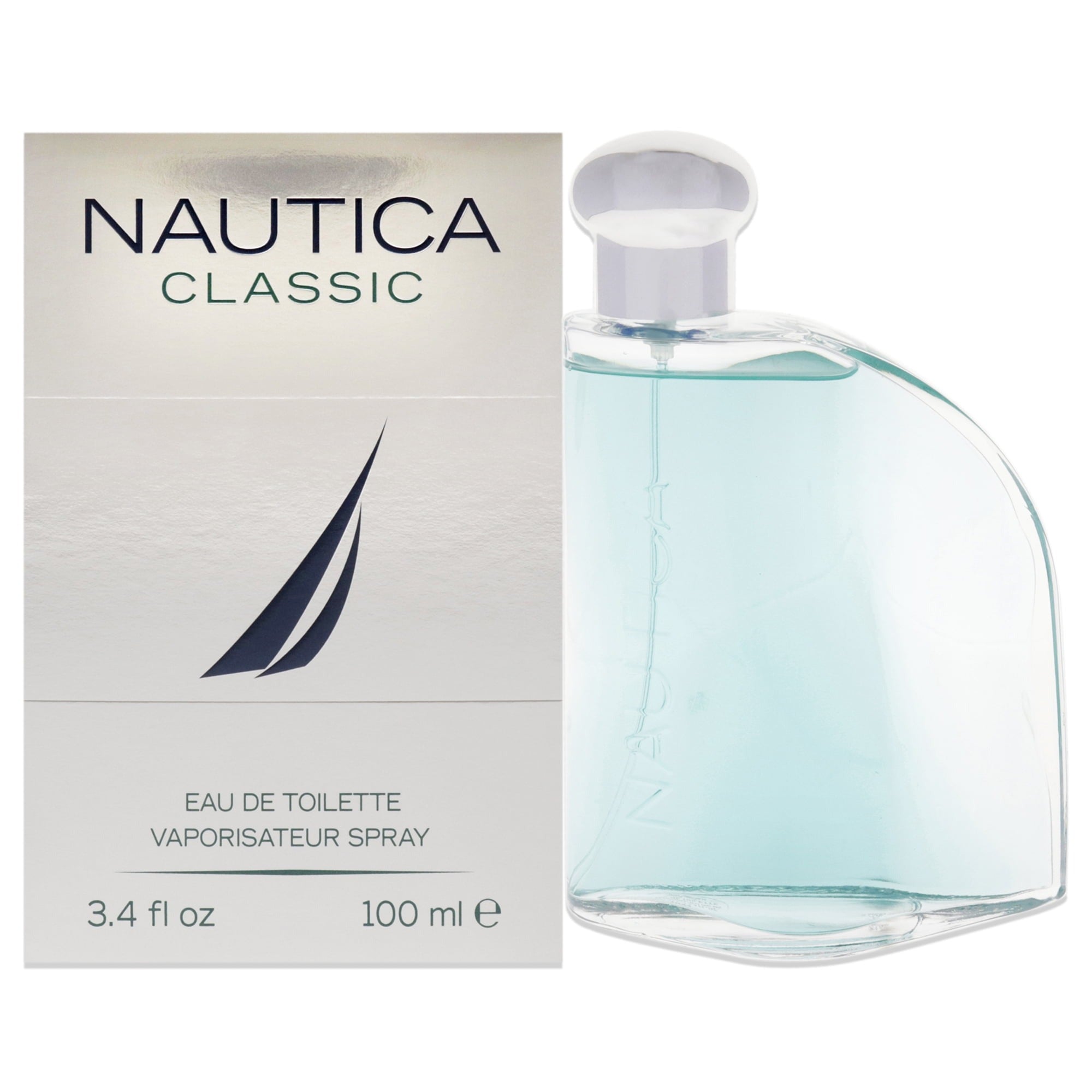 Nautica Classic Voyage Kit by Nautica for Men - 2 Pc Kit 3.4oz EDT Spray, 3.3oz EDT Spray