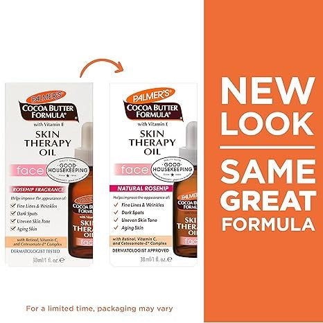 Palmer's, Cocoa Butter Formula with Vitamin E, Skin Therapy Oil, Face, Rosehip, 1 fl oz (30 ml)