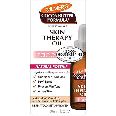 Palmer's, Cocoa Butter Formula with Vitamin E, Skin Therapy Oil, Face, Rosehip, 1 fl oz (30 ml)