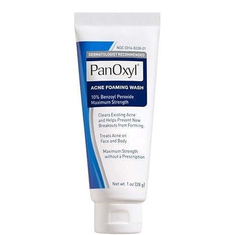 PanOxyl, Acne Foaming Wash, Maximum Strength, 1 oz (28 g)