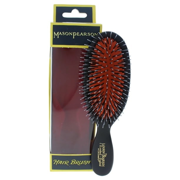 Pocket Bristle and Nylon Brush - BN4 Dark Ruby by Mason Pearson for Unisex - 1 Pc Hair Brush